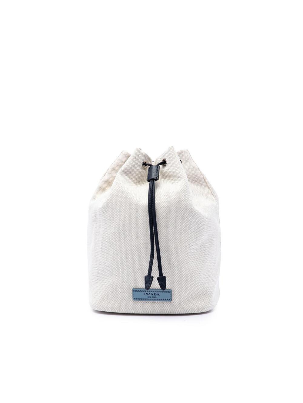 Prada Canvas Mistolino Drawstring Pouch #374409P50B